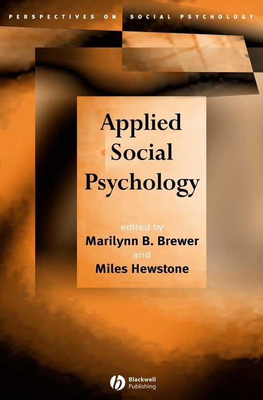 Applied Social Psychology (Paperback / softback) 9781405110679