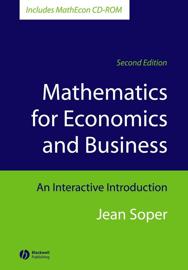 Mathematics for Economics and Business; An Interactive Introduction (Paperback / softback) 9781405111270