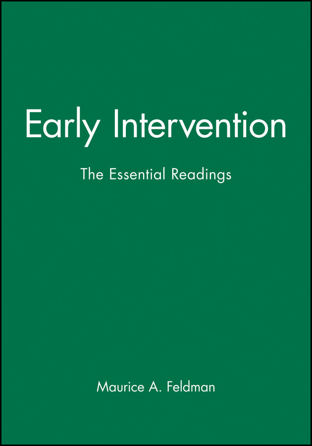 Early Intervention; The Essential Readings (Paperback / softback) 9781405111683