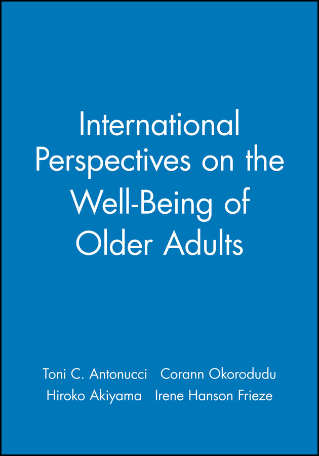 International Perspectives on the Well-Being of Older Adults (Paperback / softback) 9781405112031