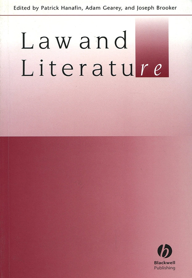 Law and Literature (Paperback / softback) 9781405119306