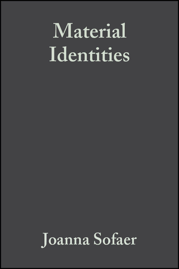 Material Identities (Paperback / softback) 9781405132350