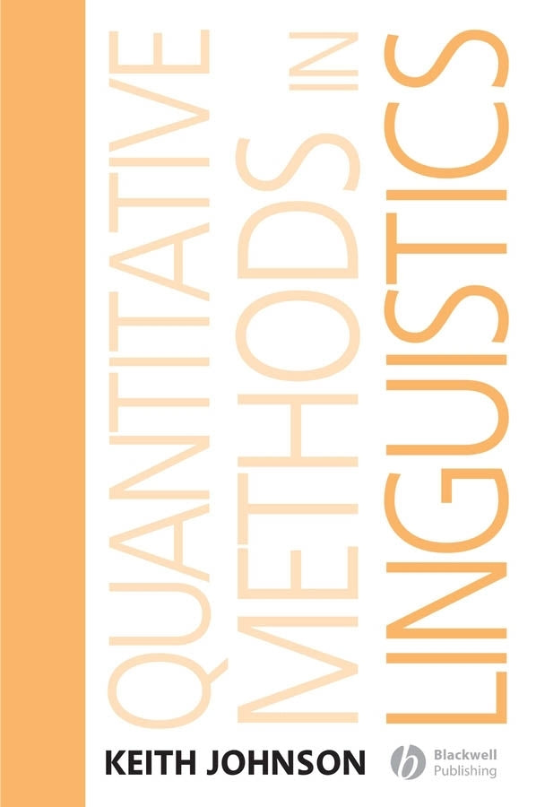 Quantitative Methods In Linguistics (Paperback / softback) 9781405144254