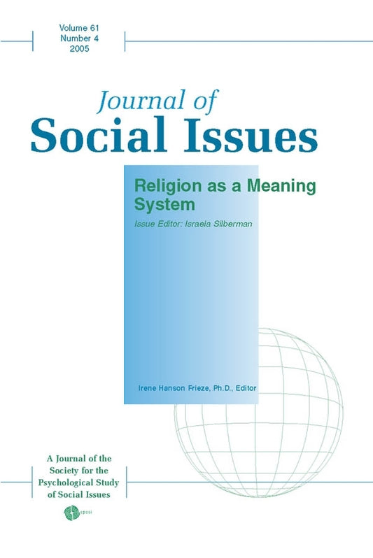 Religion as a Meaning System (Paperback / softback) 9781405152648