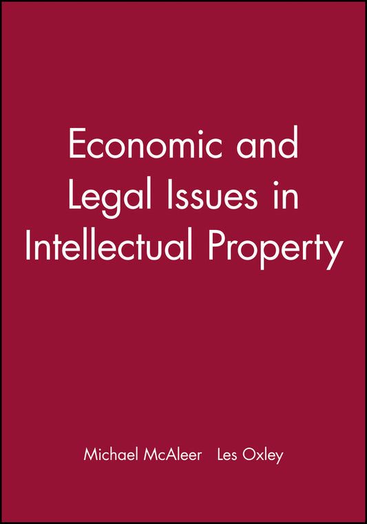 Economic and Legal Issues in Intellectual Property (Paperback / softback) 9781405160742