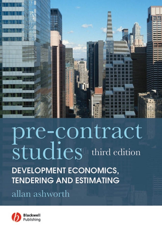 Pre-contract Studies; Development Economics, Tendering and Estimating (Paperback / softback) 9781405177009