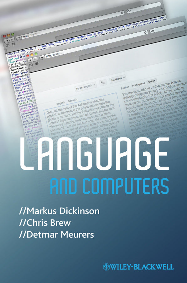 Language and Computers (Hardback) 9781405183062