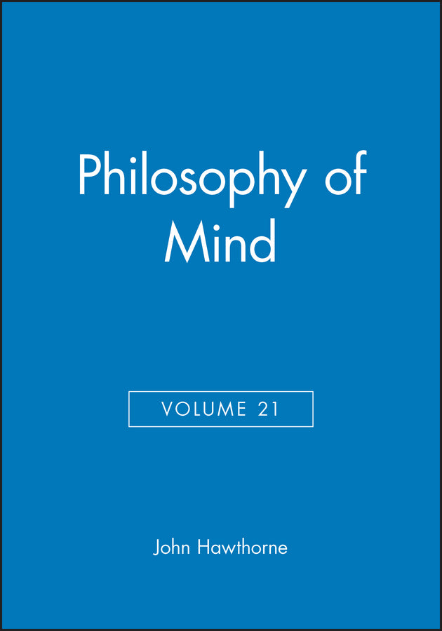 Philosophy of Mind, Volume 21 (Paperback / softback) 9781405184564