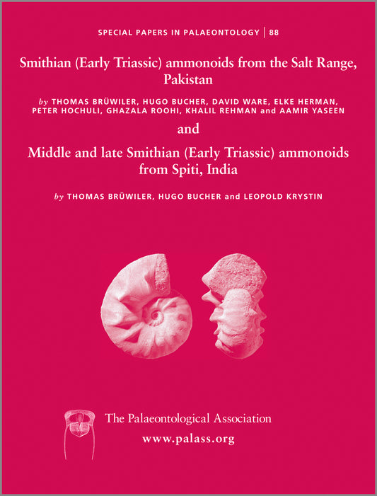 Special Papers in Palaeontology, Smithian (Early Triassic) ammonoids from the Salt Range (Pakistan) and Spiti (India) (Paperback / softback) 9781444367133