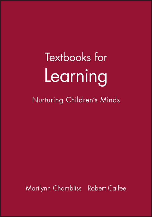 Textbooks for Learning; Nurturing Children's Minds (Paperback / softback) 9781557864123