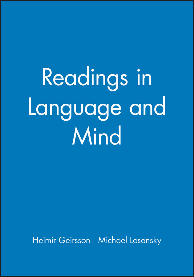Readings in Language and Mind (Hardback) 9781557866707