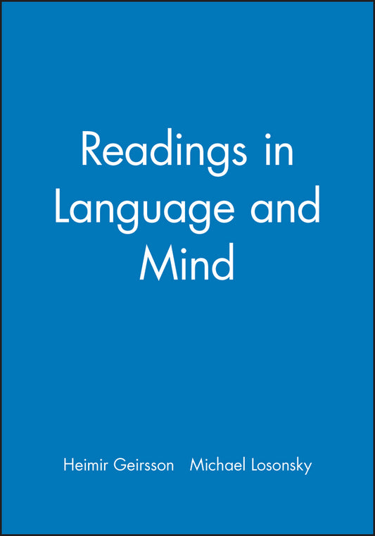 Readings in Language and Mind (Hardback) 9781557866707