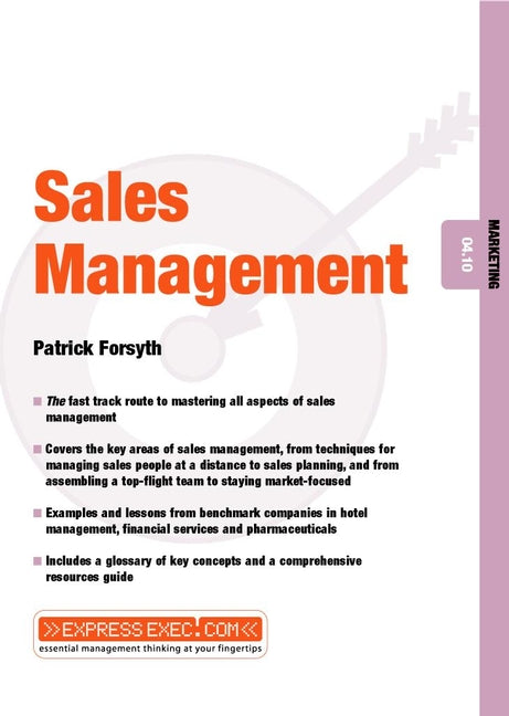 Sales Management; Marketing 04.10 (Paperback / softback) 9781841121932