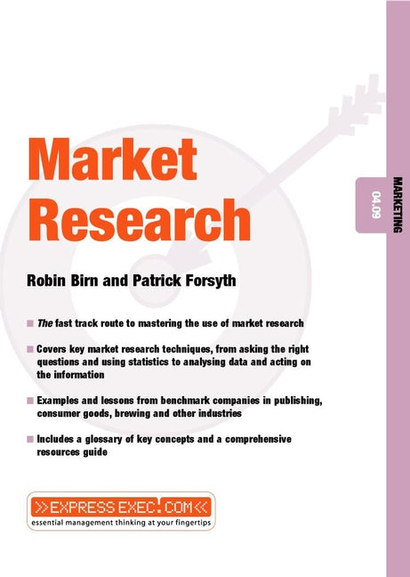 Market Research; Marketing 04.09 (Paperback / softback) 9781841121949