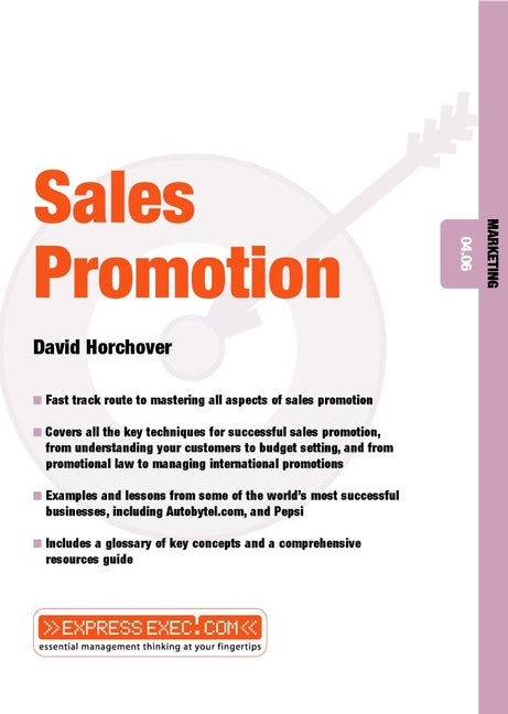Sales Promotion; Marketing 04.06 (Paperback / softback) 9781841121963