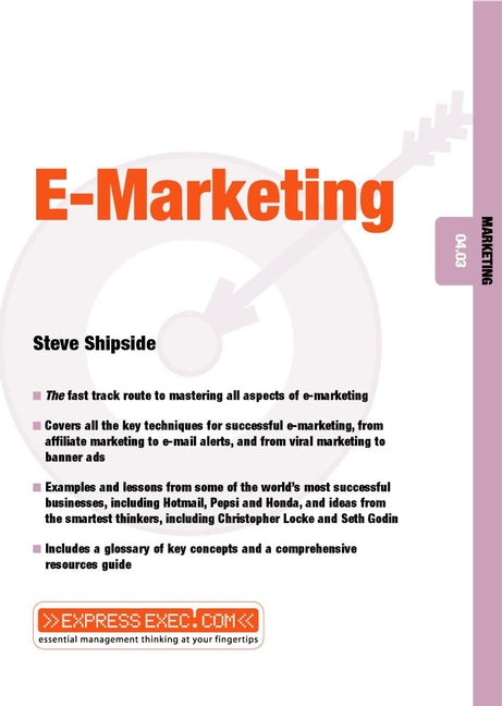 E-Marketing; Marketing 04.03 (Paperback / softback) 9781841121994