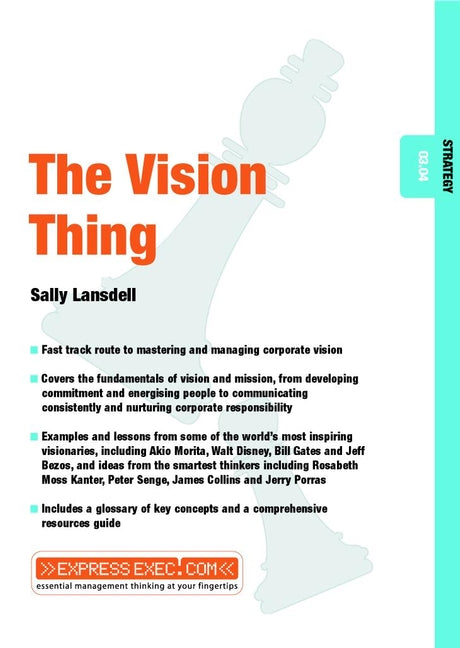 The Vision Thing; Strategy 03.04 (Paperback / softback) 9781841122014