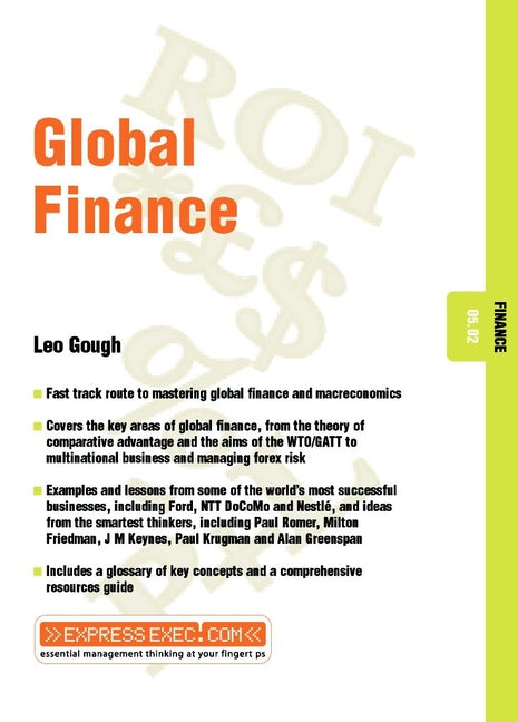 Global Finance; Finance 05.02 (Paperback / softback) 9781841122038