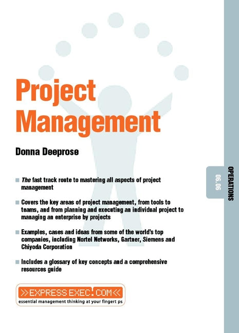 Project Management; Operations 06.06 (Paperback / softback) 9781841122229