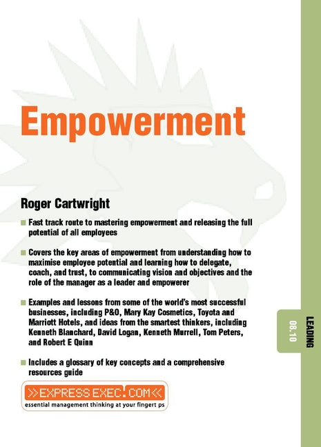 Empowerment; Leading 08.10 (Paperback / softback) 9781841122335
