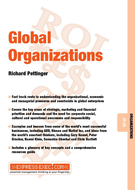 Global Organizations; Organizations 07.02 (Paperback / softback) 9781841122373