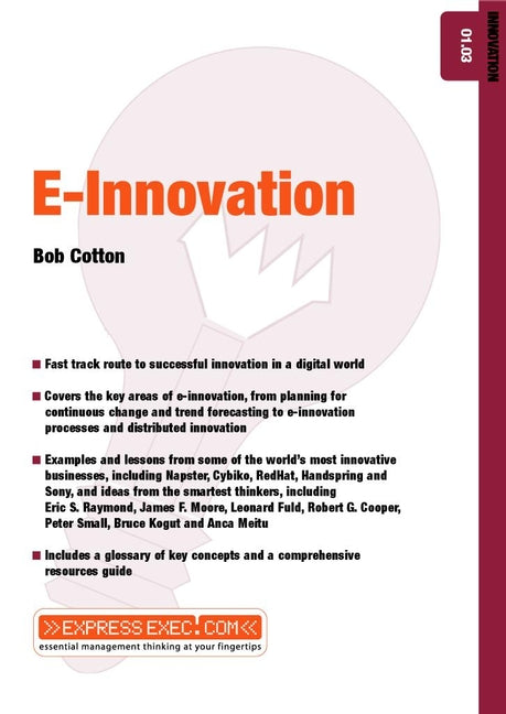 E-Innovation; Innovation 01.03 (Paperback / softback) 9781841122403