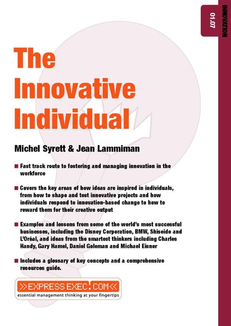 The Innovative Individual; Innovation 01.07 (Paperback / softback) 9781841123172