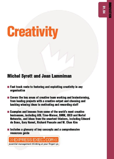 Creativity; Innovation 01.04 (Paperback / softback) 9781841123189