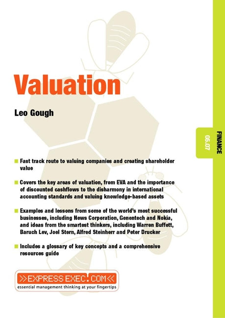 Valuation; Finance 05.07 (Paperback / softback) 9781841123356