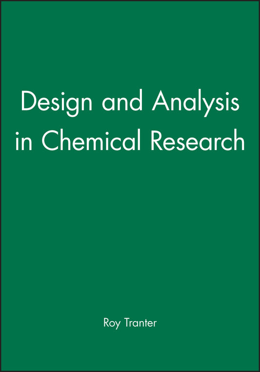 Design and Analysis in Chemical Research (Hardback) 9781850759942