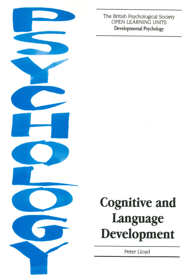 Cognitive and Language Development (Paperback / softback) 9781854331595