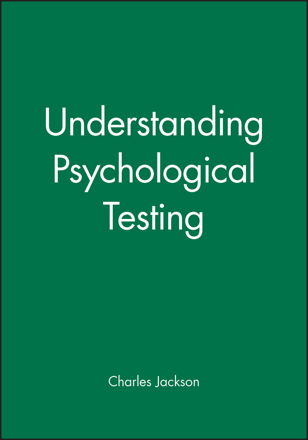 Understanding Psychological Testing (Paperback / softback) 9781854332004
