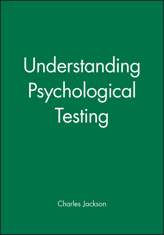 Understanding Psychological Testing (Paperback / softback) 9781854332004