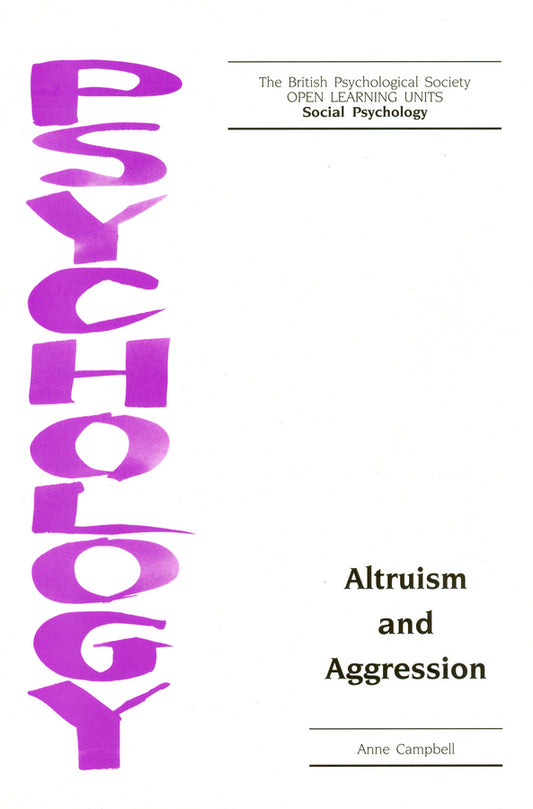 Altruism and Aggression (Paperback / softback) 9781854332523