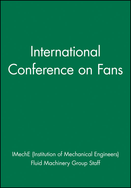 International Conference on Fans (Hardback) 9781860584756