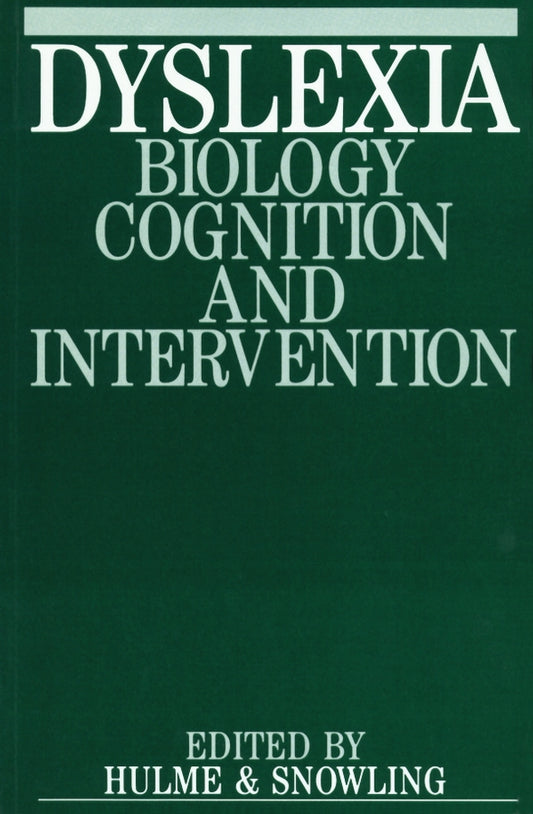 Dyslexia; Biology, Cognition and Intervention (Paperback / softback) 9781861560353