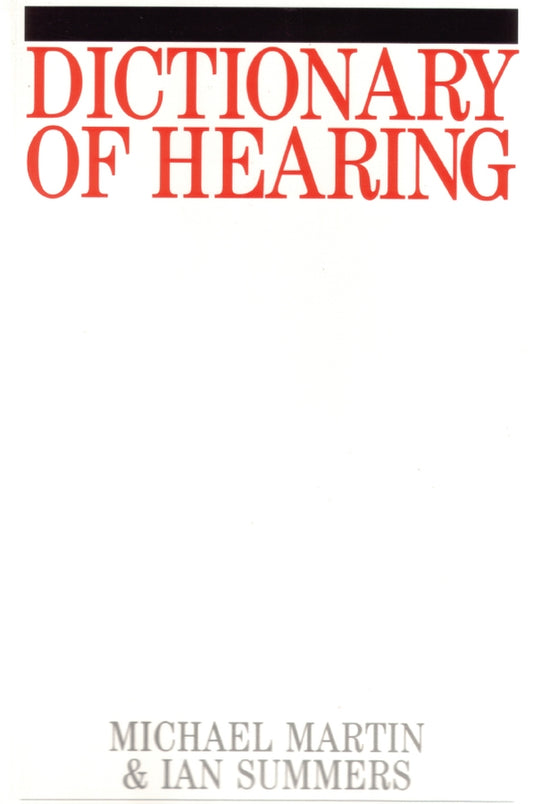 Dictionary of Hearing (Paperback / softback) 9781861561329