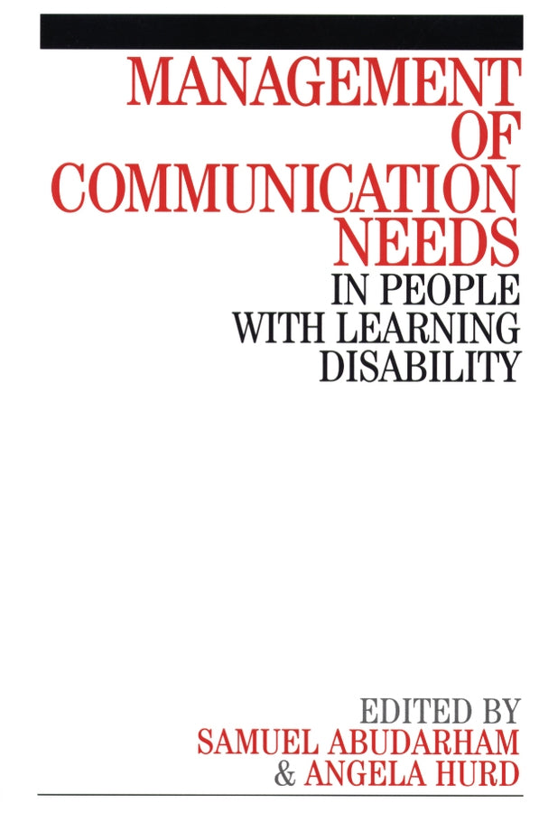 Management of Communication Needs in People with Learning Disability (Paperback / softback) 9781861562081