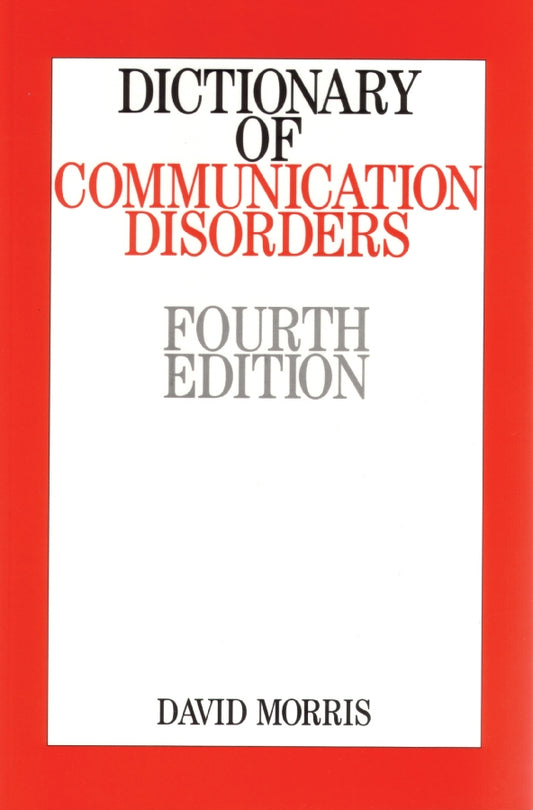 Dictionary of Communication Disorders (Paperback / softback) 9781861562852