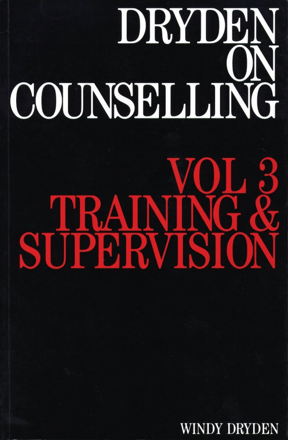 Dryden on Counselling; Training and Supervision (Paperback / softback) 9781870332828