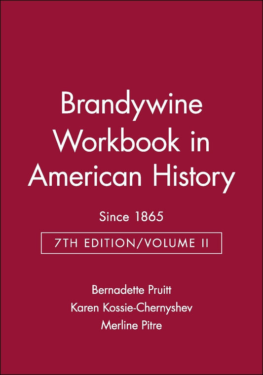 Brandywine Workbook in American History, Volume II; Since 1865 (Paperback / softback) 9781881089353
