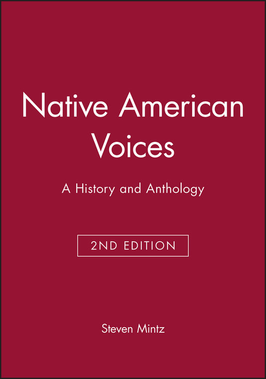 Native American Voices; A History and Anthology (Paperback / softback) 9781881089599