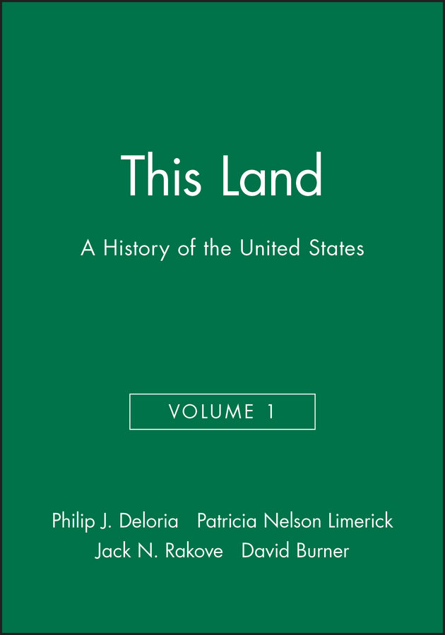 This Land; A History of the United States, Volume 1 (Paperback / softback) 9781881089704