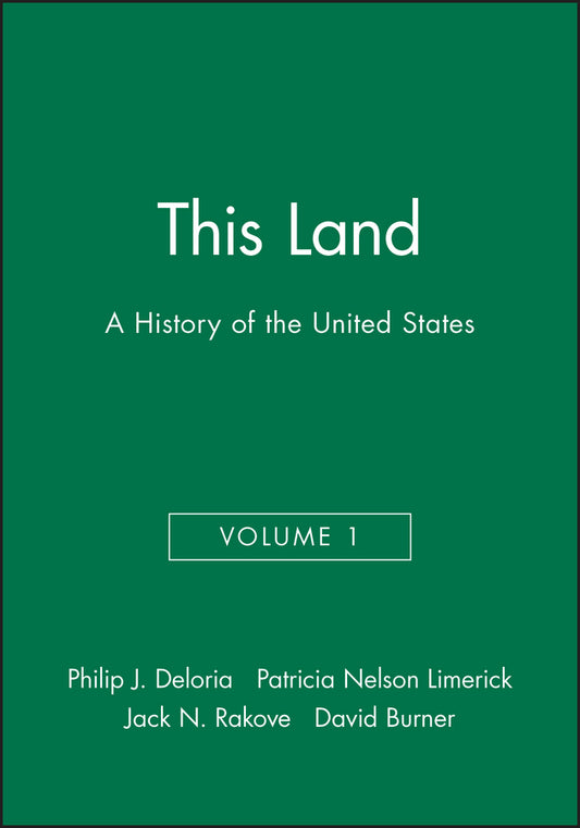 This Land; A History of the United States, Volume 1 (Paperback / softback) 9781881089704