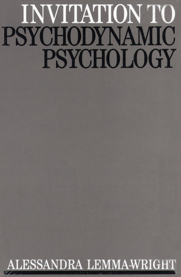 Invitation to Psychodynamic Psychology (Paperback / softback) 9781897635629