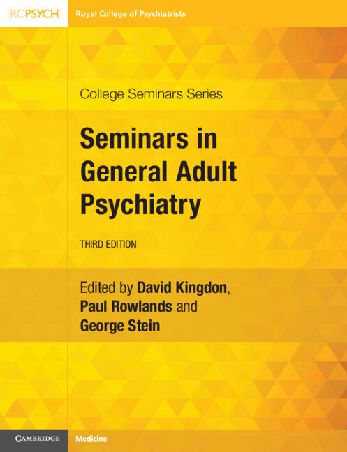 Seminars in General Adult Psychiatry (Paperback / softback) 9781911623854