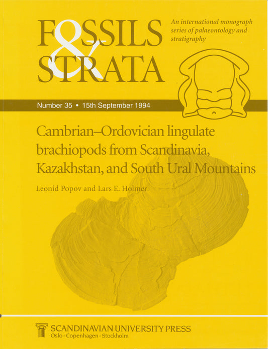 Cambrian-Ordovician Lingulate Brachiopods from Scandinavia, Kazakhstan and South Ural Mountains (Paperback / softback) 9788200376514