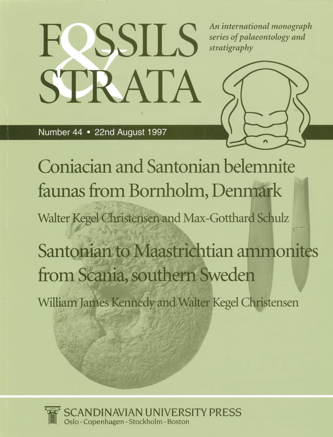 Coniacian and Santonian belemnite faunas from Bornholm, Denmark / Santonian to Maastrichtian Ammonites from Scania, southern Sweden (Paperback / softback) 9788200376958