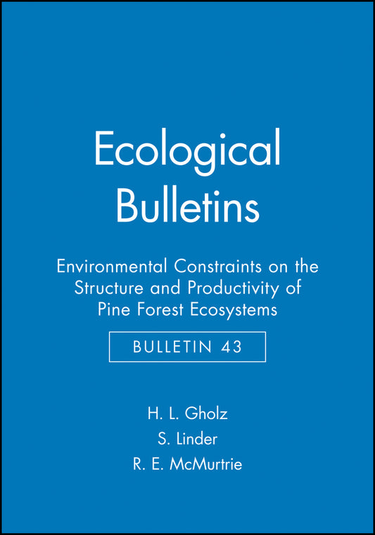 Ecological Bulletins, Environmental Constraints on the Structure and Productivity of Pine Forest Ecosystems (Hardback) 9788716151322