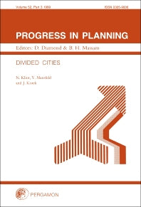 Progress in Planning, Volume 52; Divided Cities (Paperback / softback) 9780080434223